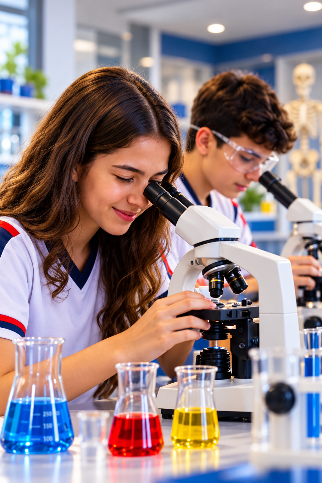 Laboratório Multidisciplinar da Unidade 1 do Colégio Desafio em Goiânia